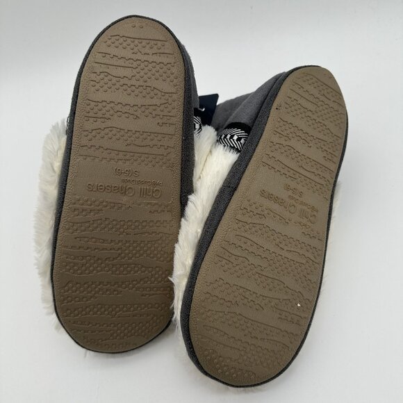 Chill Chasers Cozy Fleece-Lined Faux Fur Bootie Slippers Size S/M - Picture 6 of 6